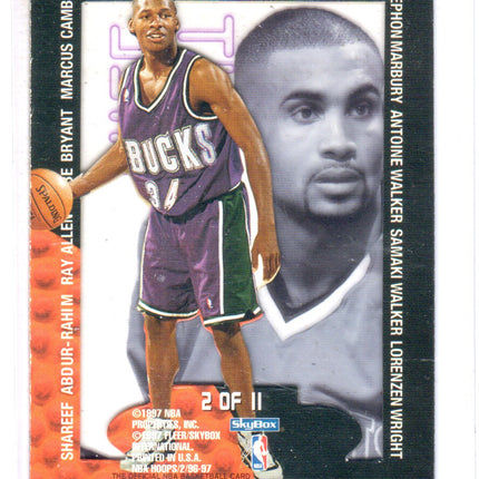 1997 Grant Hill's All Rookie Team Ray Allen 2/11!