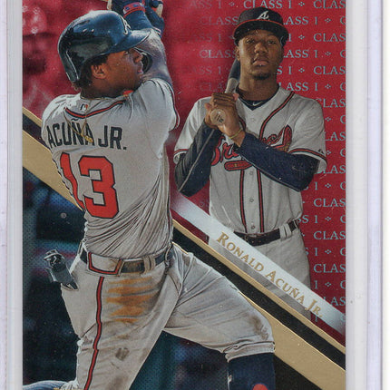 2019 Topps Gold Label Class 1 Red Ronald Acuna Jr 18/75!