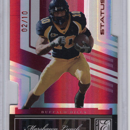 2007 Donruss Elite Status Marshawn Lynch Rookie 02/10 SSP!