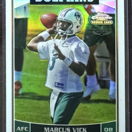 🏈 2006 Topps Chrome Refractor #218 Marcus Vick