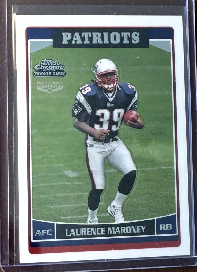 🏈 2006 Topps Chrome Rookie Laurence Maroney #227 RC