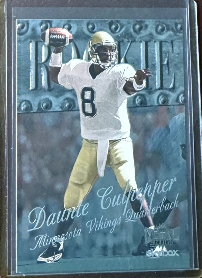 🏈 1999 Skybox Metal Universe Rookie Daunte Culpepper #217