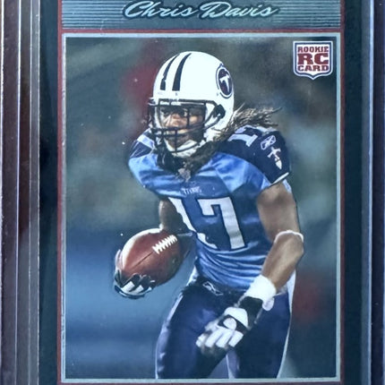 🏈 2007 Bowman Chrome Rookie #BC107 Chris Davis