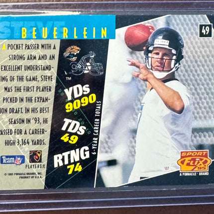 🏈 1995 Sportflix #49 Steve Beuerlein