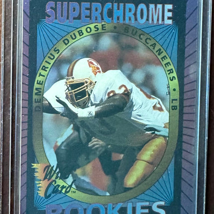 🏈 1993 Wild Card Superchrome Rookies Demetrius DuBose