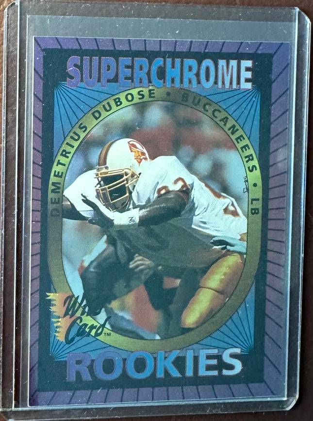 🏈 1993 Wild Card Superchrome Rookies Demetrius DuBose