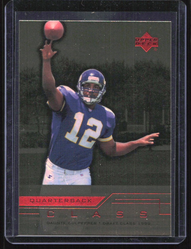 🏈 1999 Upper Deck Quarterback Class | Daunte Culpepper