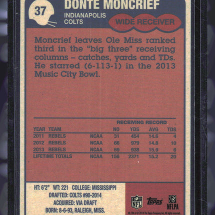 🏈 1985 Topps Chrome Rookie | Donte Moncrief RC