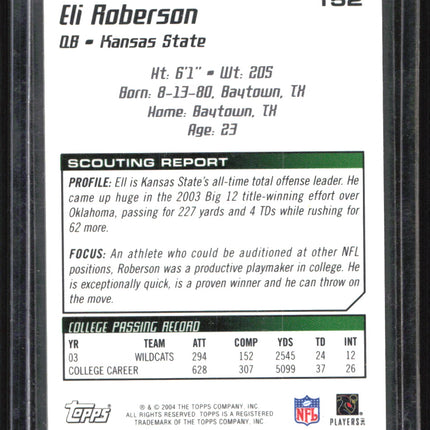 🏈 2004 Topps Draft Picks & Prospects Gold Chrome Refractor | Eli Roberson