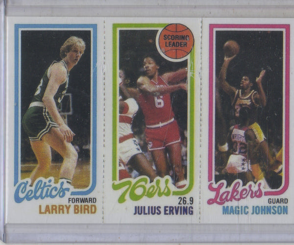 🏀 1980 Topps Bird/Magic! Rookie