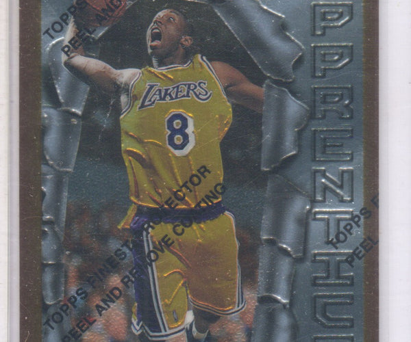 🏀 1996-97 Topps Finest Kobe Bryant w/peel Rookie