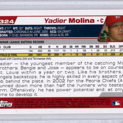 2004 Topps First Year Yadier Molina RC!