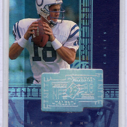 1998 Upper Deck Elite Spectrum Peyton Manning RC 033/150!