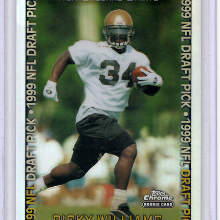 1999 Topps Chrome Refractor Ricky Williams Rookie Card