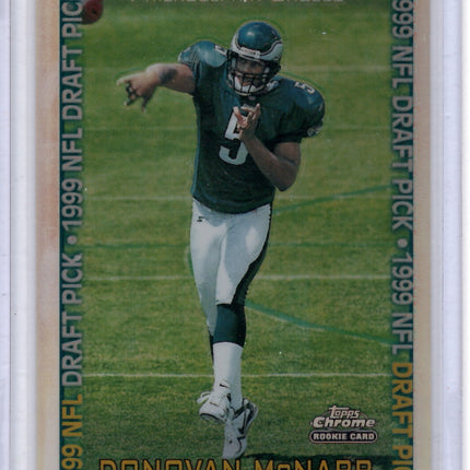 1999 Topps Chrome Refractor Donovan McNabb Rookie Card