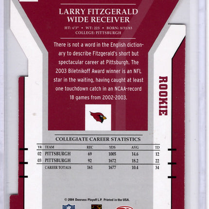 2004 Donruss Elite Aspirations Larry Fitzgerald Rookie Card 19/99!