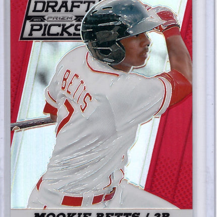 2013 Panini Draft picks Prizm Mookie Betts 052/100