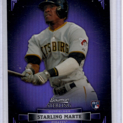 2012 Topps Bowman Sterling Rookie Revelation Starling Marte 08/10