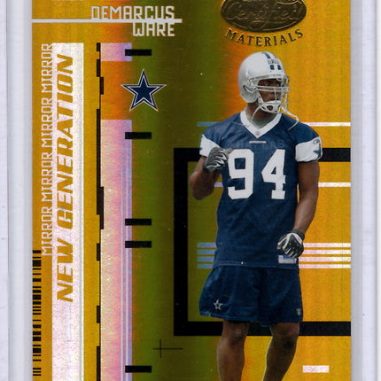 2005 Donruss Leaf Certified Materials Demarcus Ware Rookie Card 13/25!