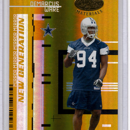 2005 Donruss Leaf Certified Materials Demarcus Ware Rookie Card 05/25!