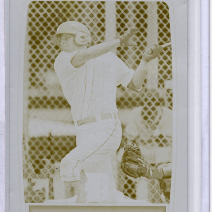 2012 Bowman Yellow Printing Plate Nick Castellanos 1/1 RC!