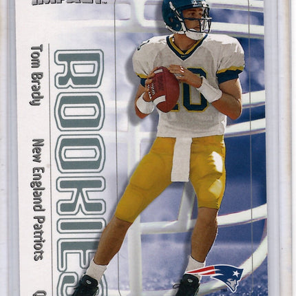 2000  Skybox Impact Tom Brady Rookie Card