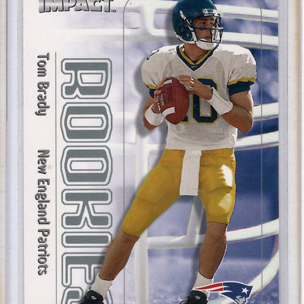 2000 Skybox Impact Tom Brady Rookie Card