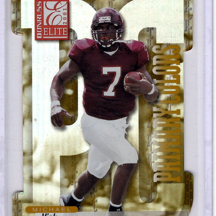 2001 Panini Donruss Elite Primary Colors Michael Vick RC 69/75!