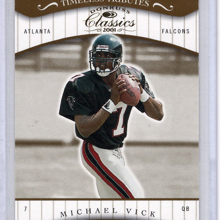 2001 Panini Donruss Classics Michael Vick Rookie card 043/100!